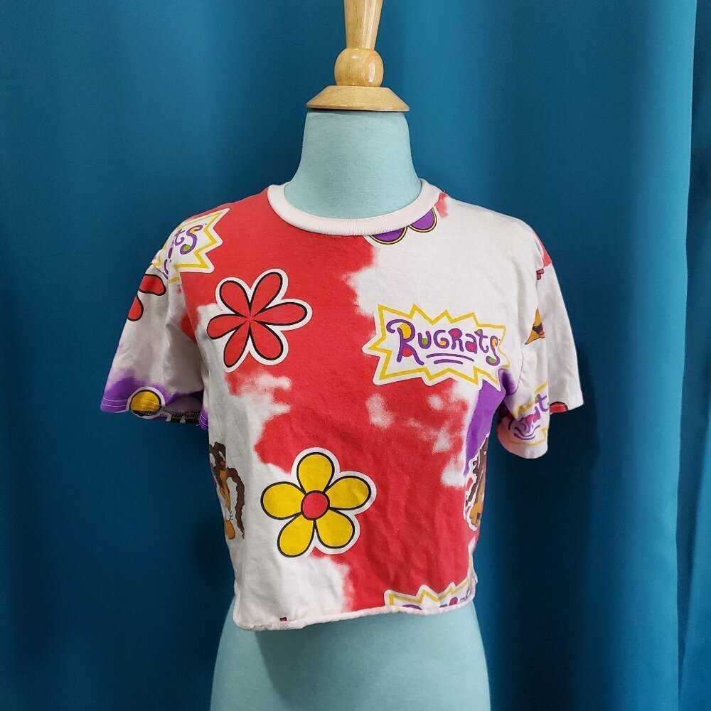 3-for-1 Graphic Tee Bundle! Rugrats, Stranger Things, & Spongebob Shirt - XS/S/M - Picture 2 of 16